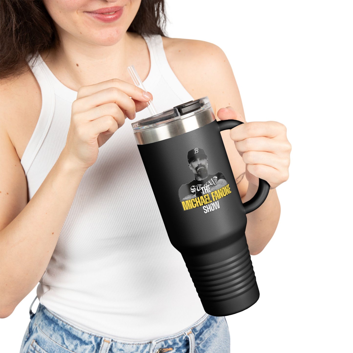 Michael Fanone Show Insulated Travel Mug | 40 oz Tumbler