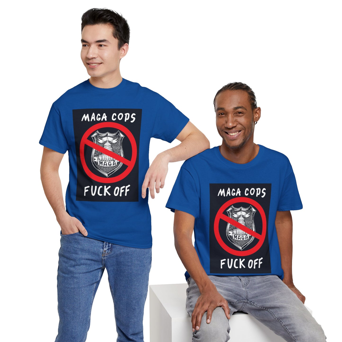 MAGA Cops Protest T-Shirt