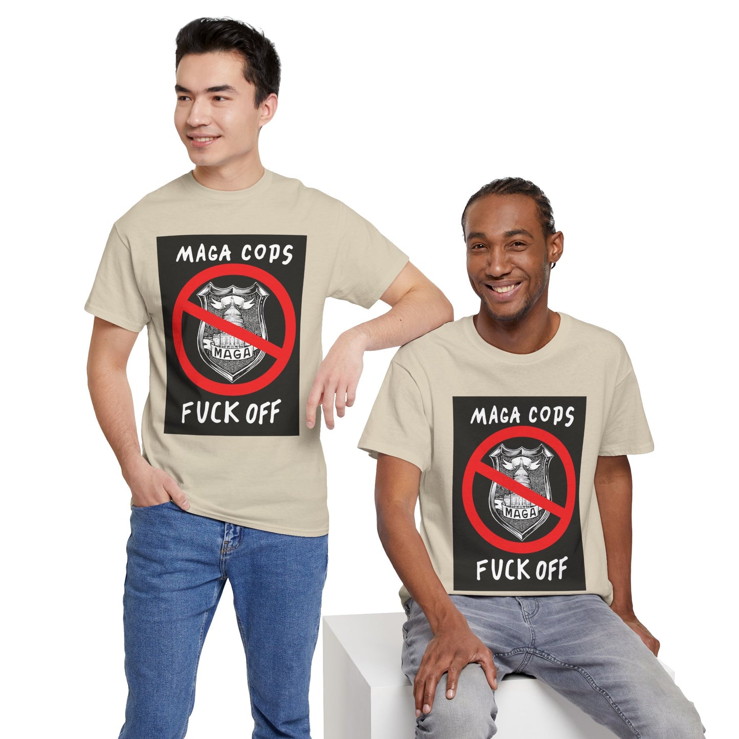MAGA Cops Protest T-Shirt