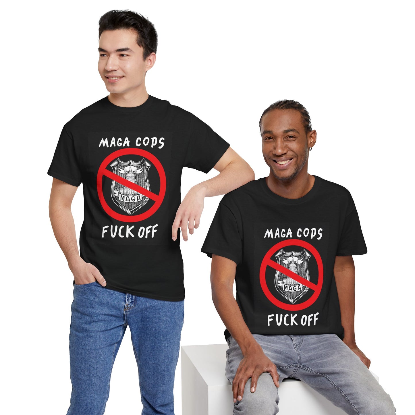 MAGA Cops Protest T-Shirt