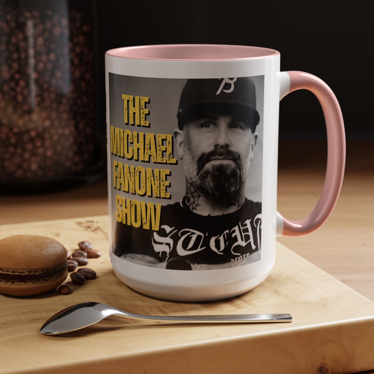 “History Will Take a Sh*t on Mike Pence’s Head” Accent Mug | Michael Fanone One-Liners