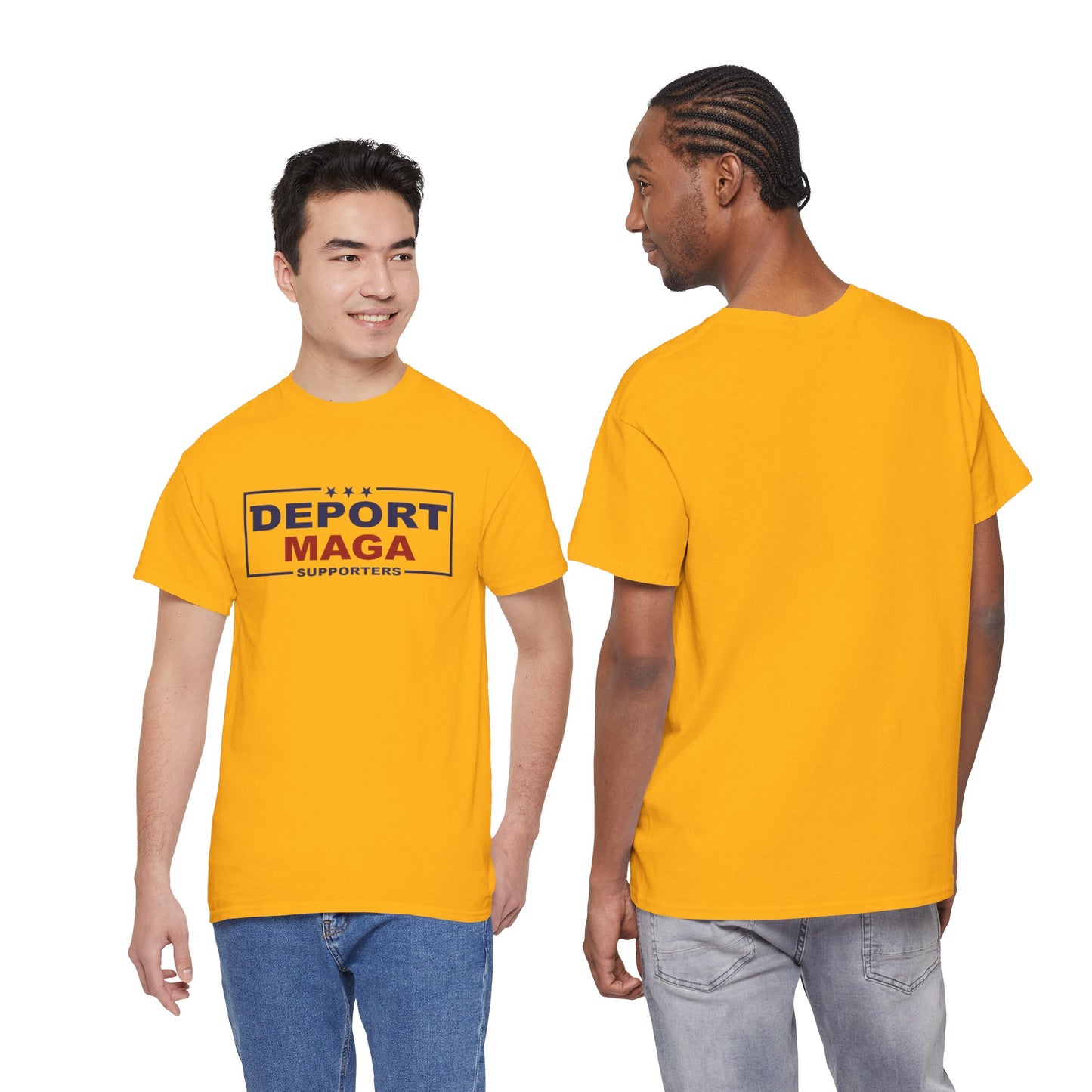 Deport MAGA Supporters Tee | Unisex Heavy Cotton — Michael Fanone