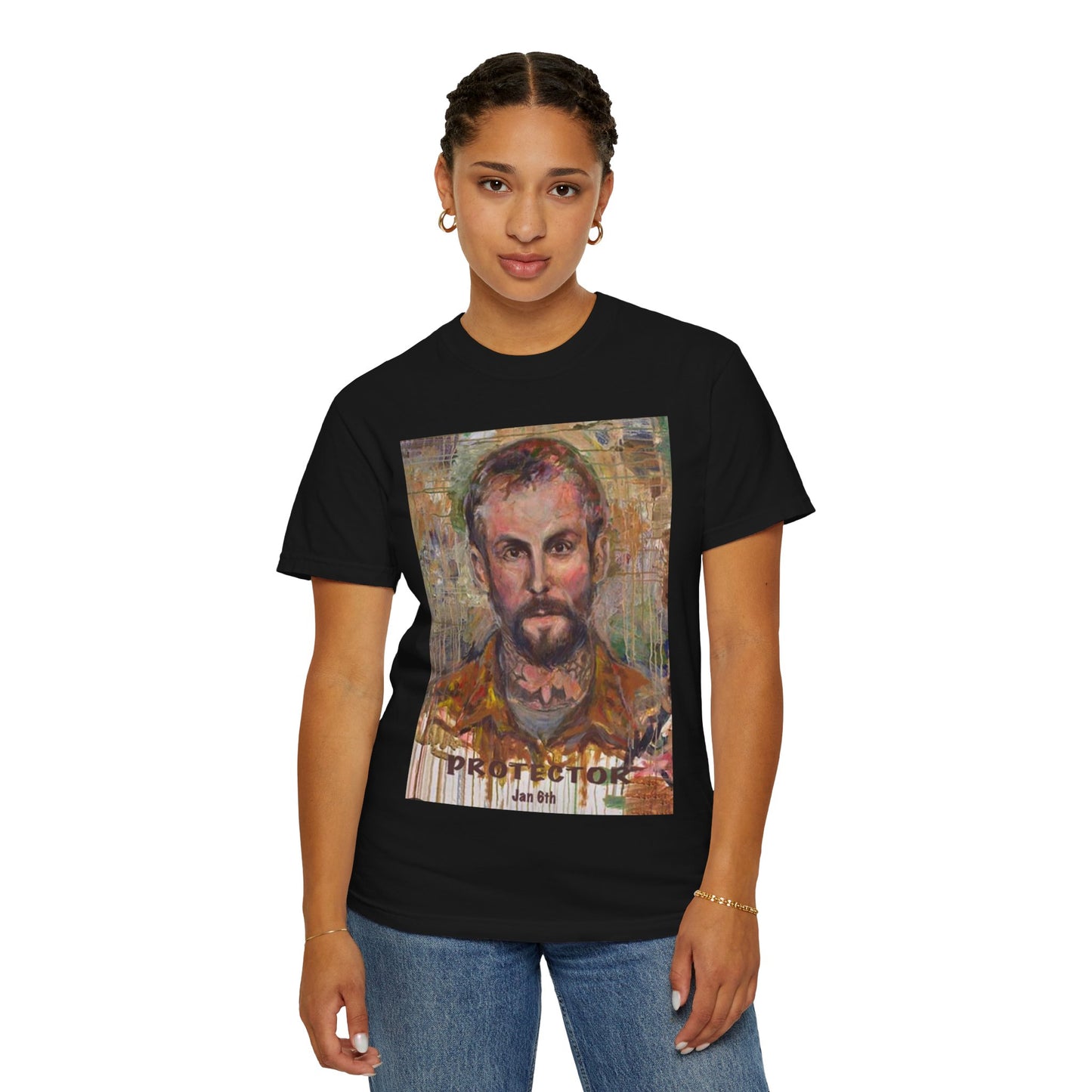 Protector Portrait Tee | Joan Baez Collection x Michael Fanone