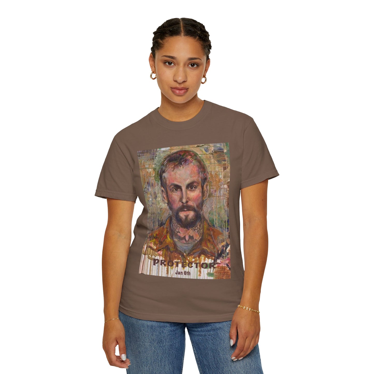 Protector Portrait Tee | Joan Baez Collection x Michael Fanone