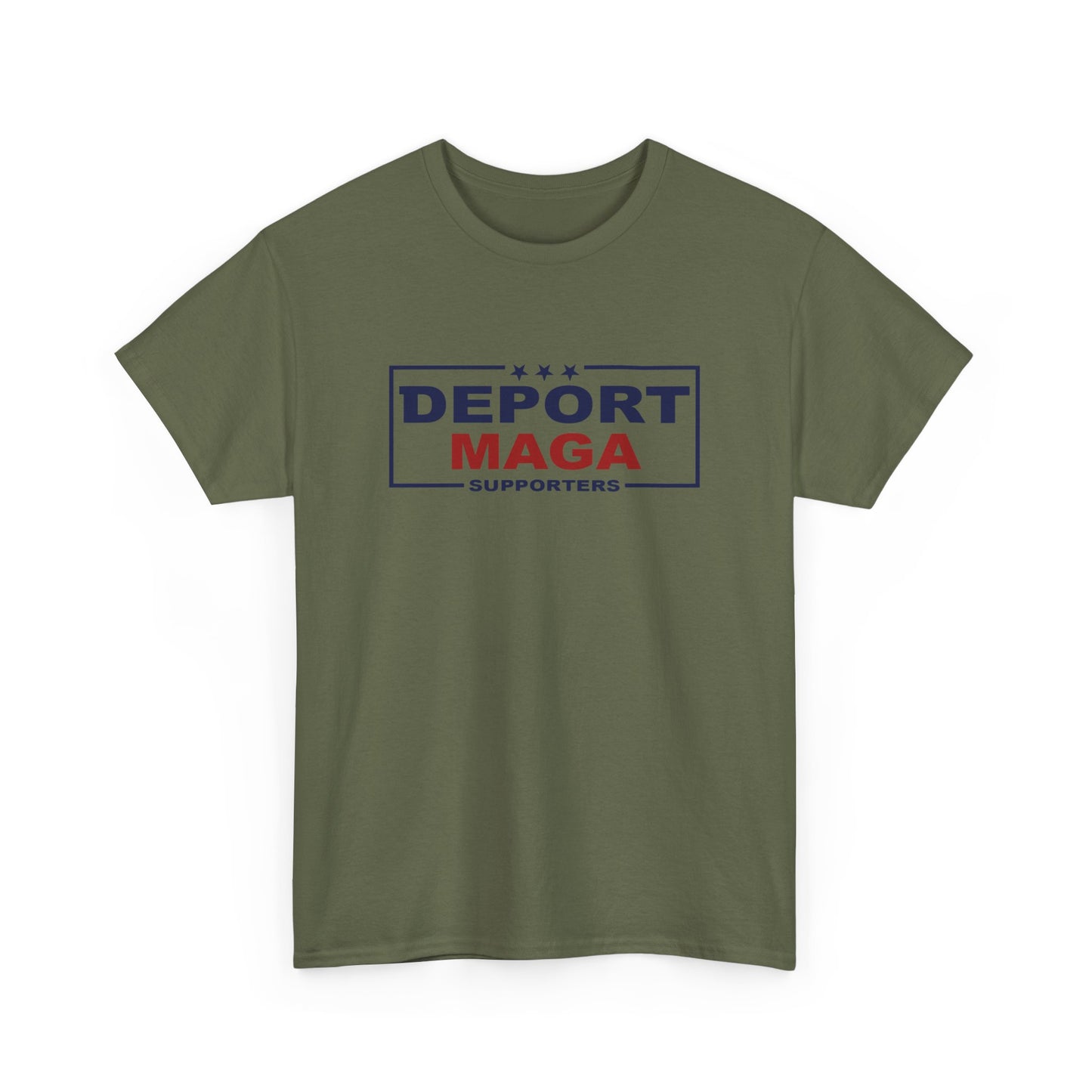 Deport MAGA Supporters Unisex Heavy Cotton Tee