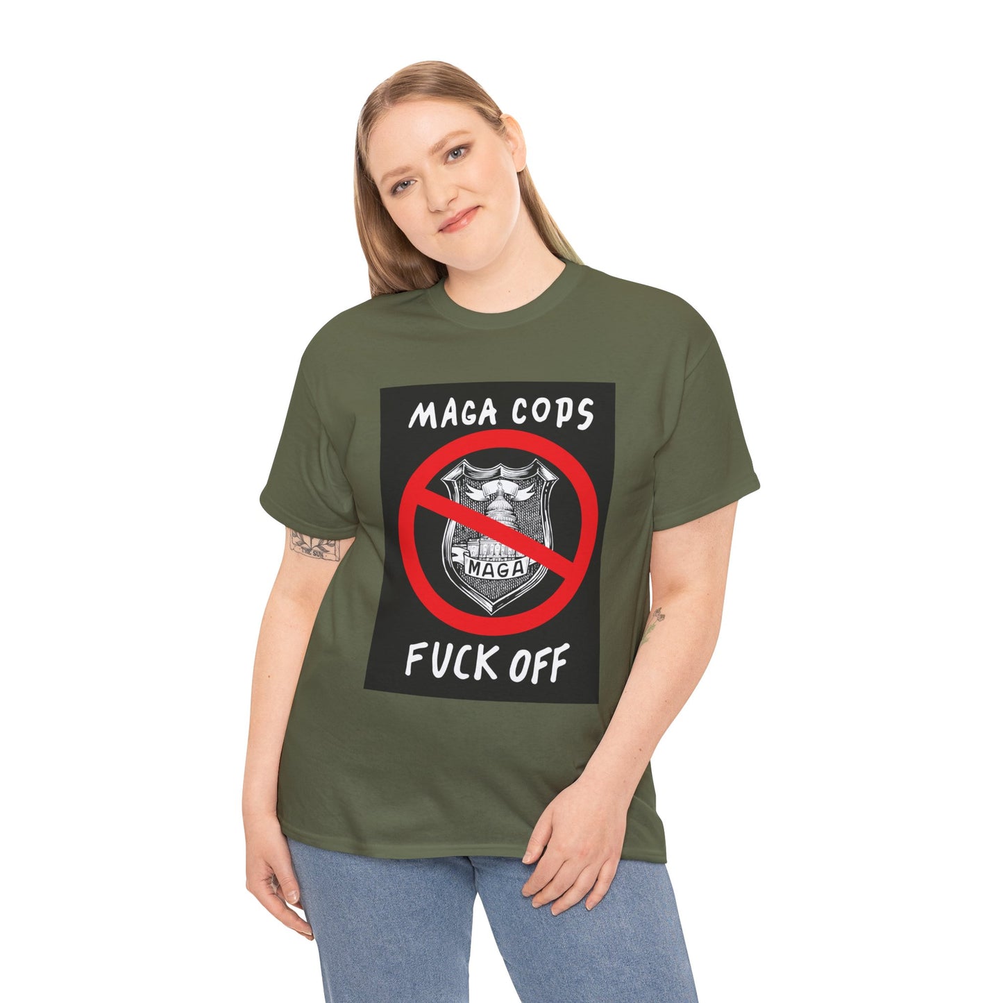 MAGA Cops Protest T-Shirt