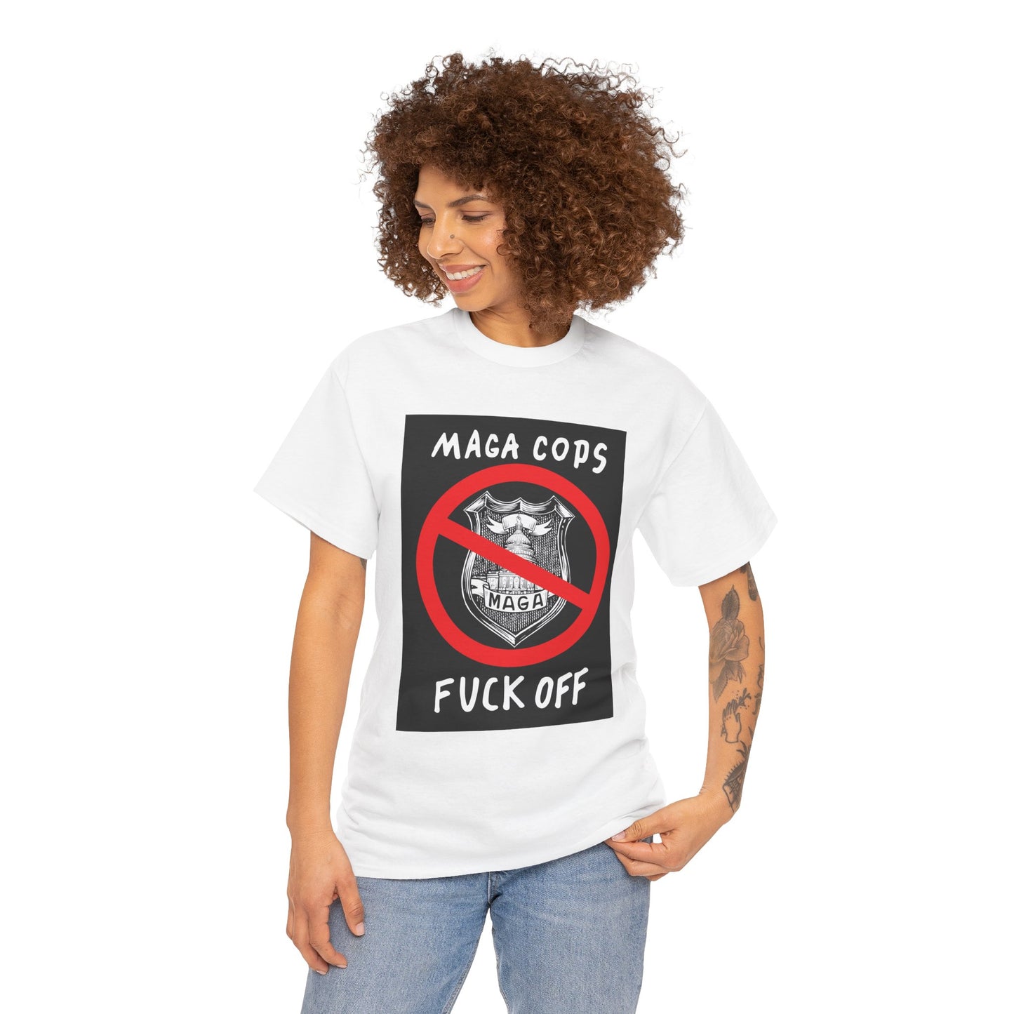 MAGA Cops Protest T-Shirt
