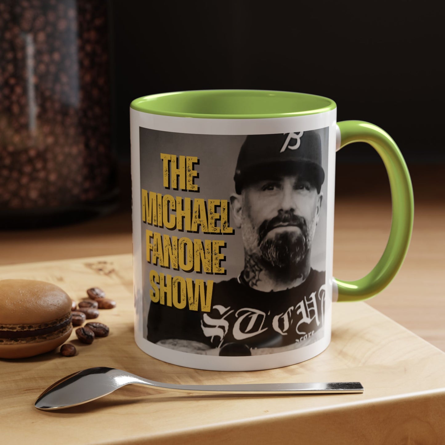 “History Will Take a Sh*t on Mike Pence’s Head” Accent Mug | Michael Fanone One-Liners