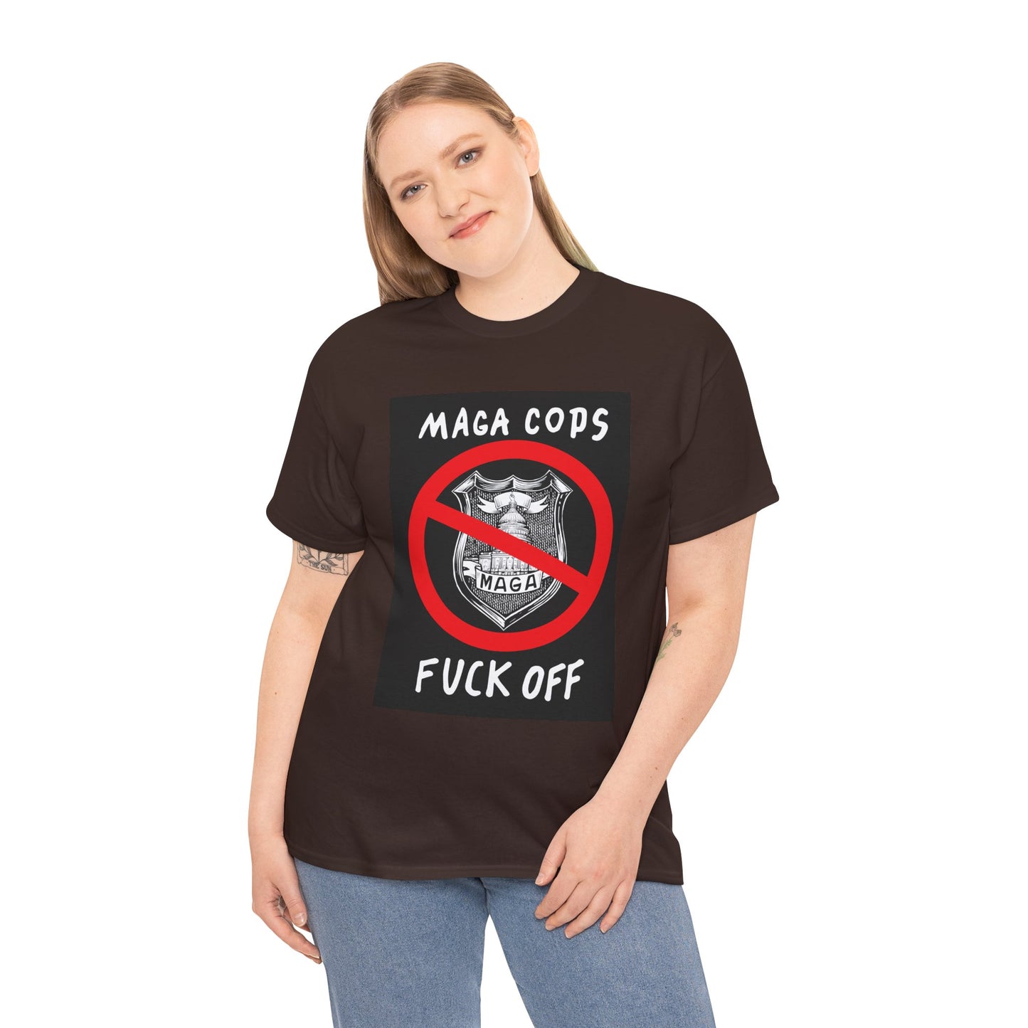 MAGA Cops Protest T-Shirt