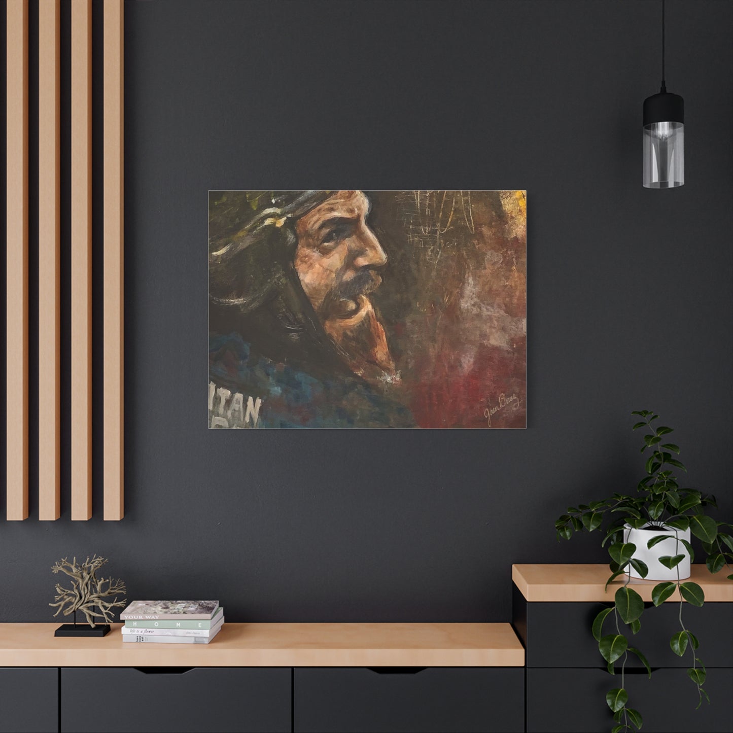 “Fighting Fanone” Canvas Print | Joan Baez x Michael Fanone — Stretched Matte