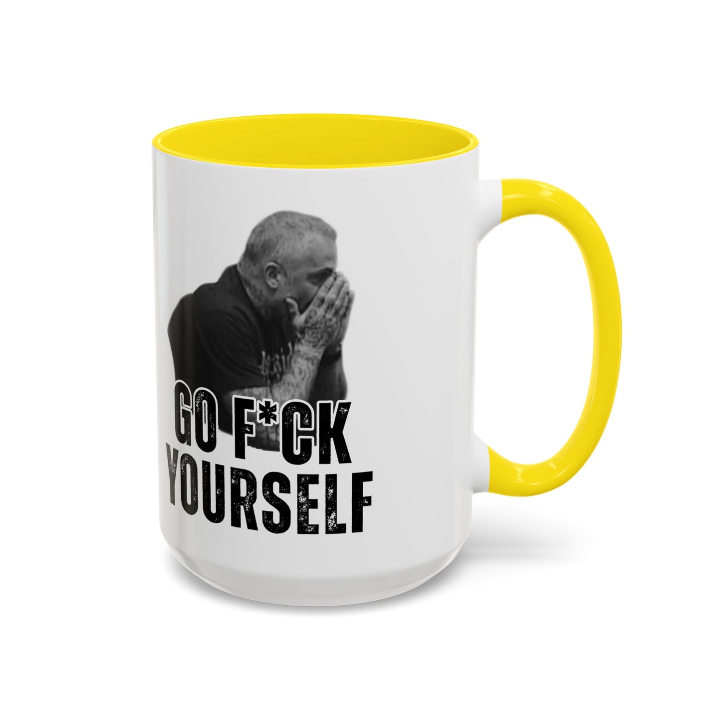 “Go F*ck Yourself” Michael Fanone Accent Coffee Mug (11oz, 15oz)**