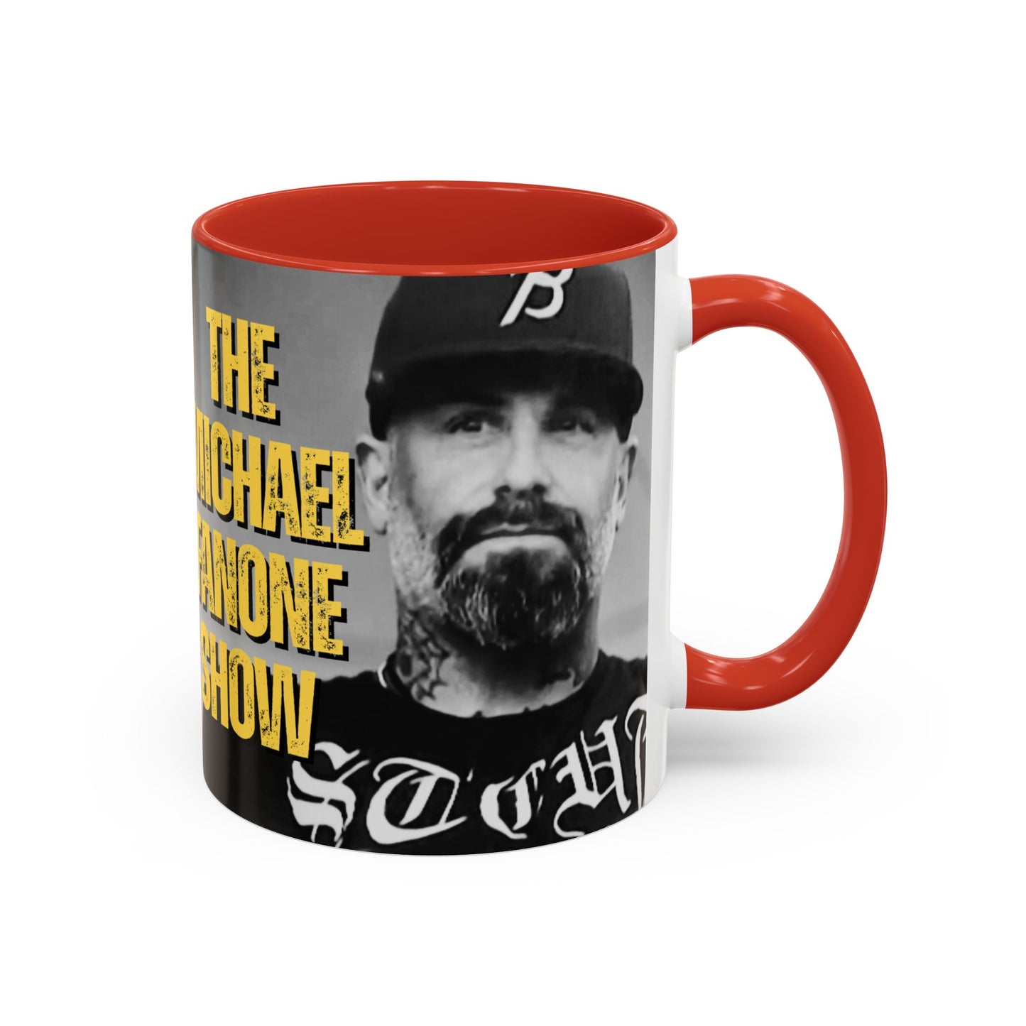 “Josh Hawley Ran Like a B**ch” Two-Tone Mug | Michael Fanone One-Liners