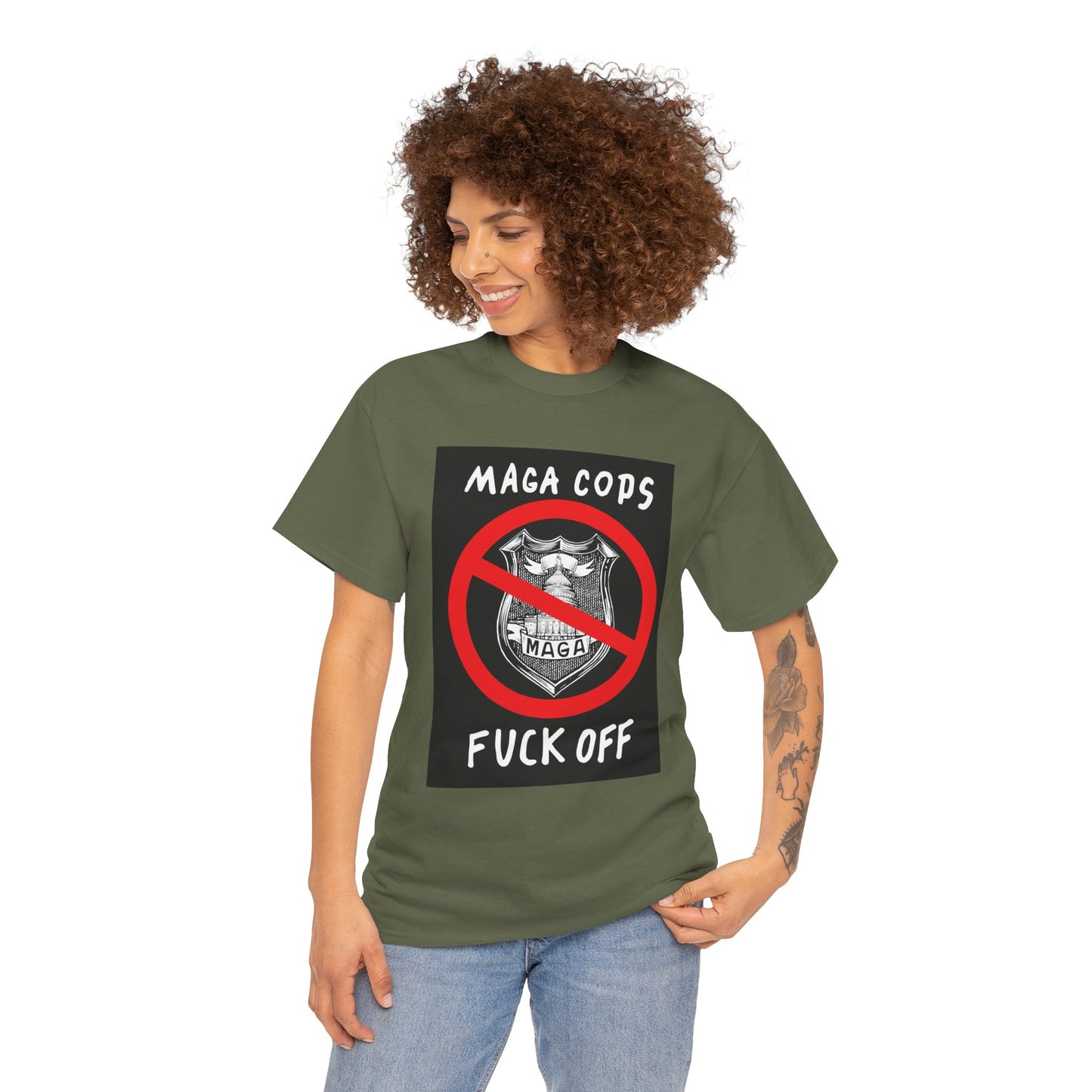 MAGA Cops Protest T-Shirt