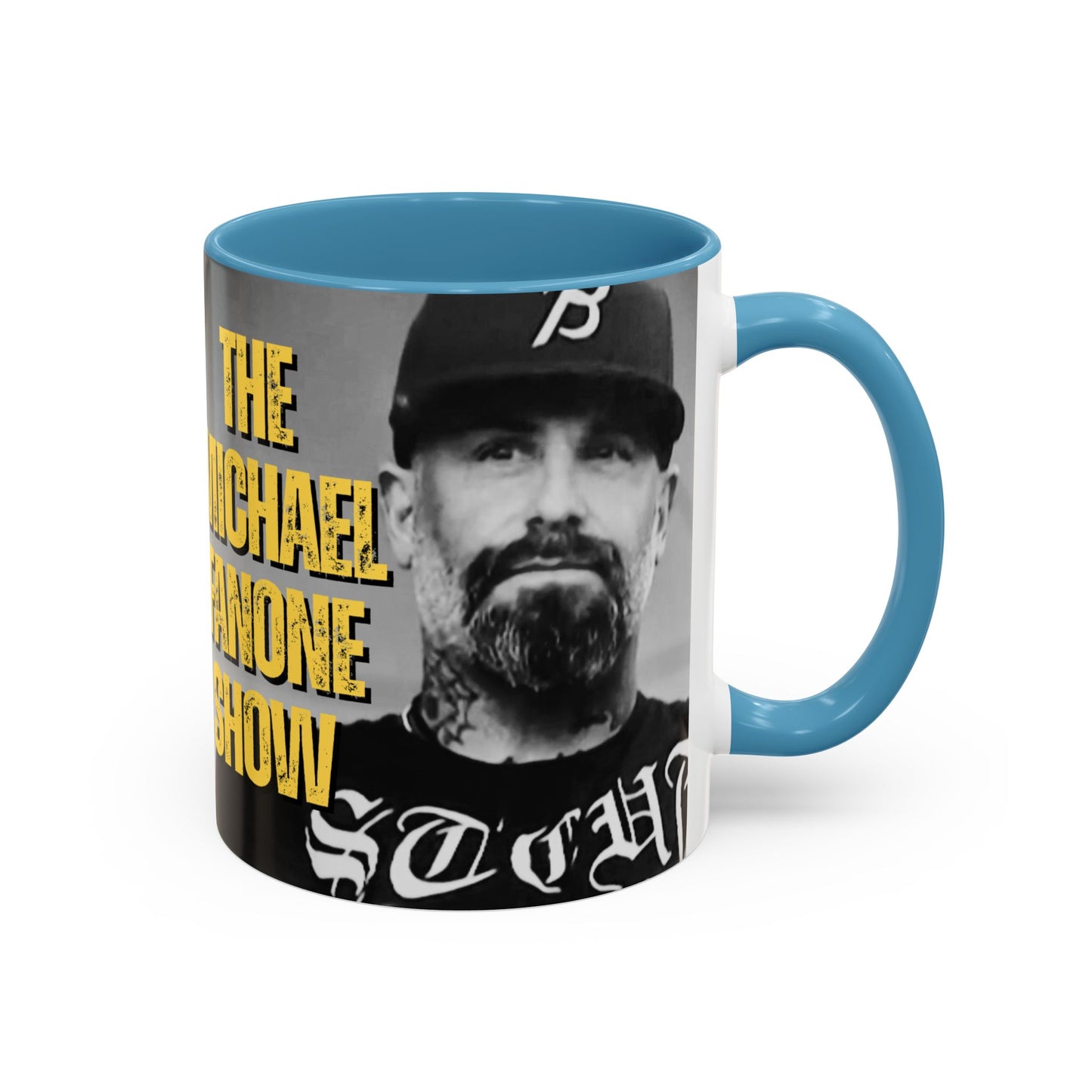 “Josh Hawley Ran Like a B**ch” Two-Tone Mug | Michael Fanone One-Liners