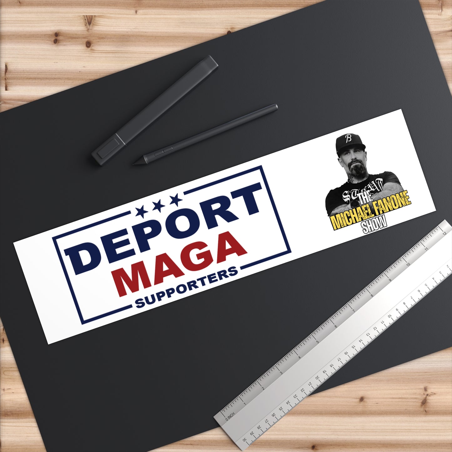 Deport MAGA Bumper Sticker | Michael Fanone Show — Patriotic Vinyl