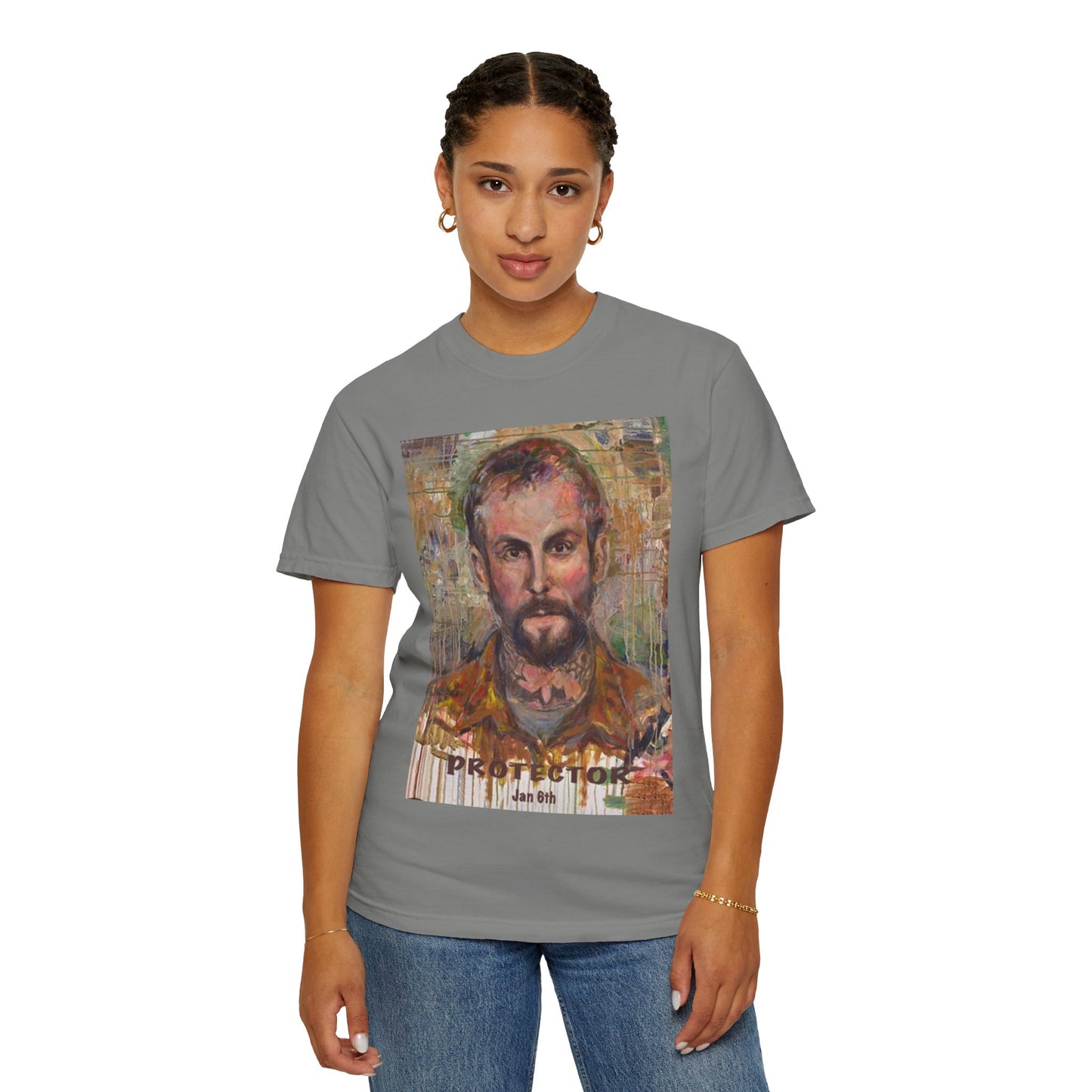 Protector Portrait Tee | Joan Baez Collection x Michael Fanone