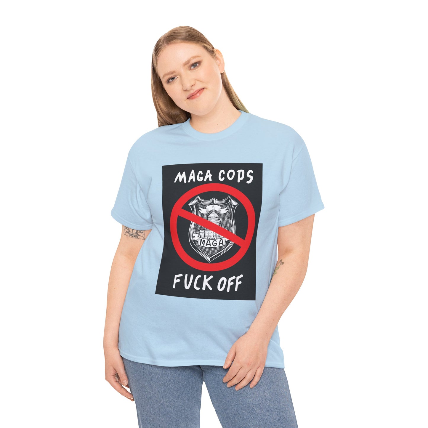 MAGA Cops Protest T-Shirt