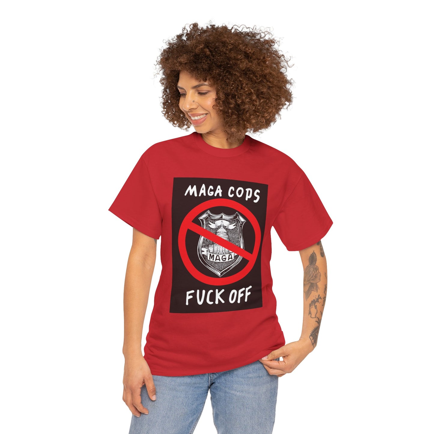 MAGA Cops Protest T-Shirt