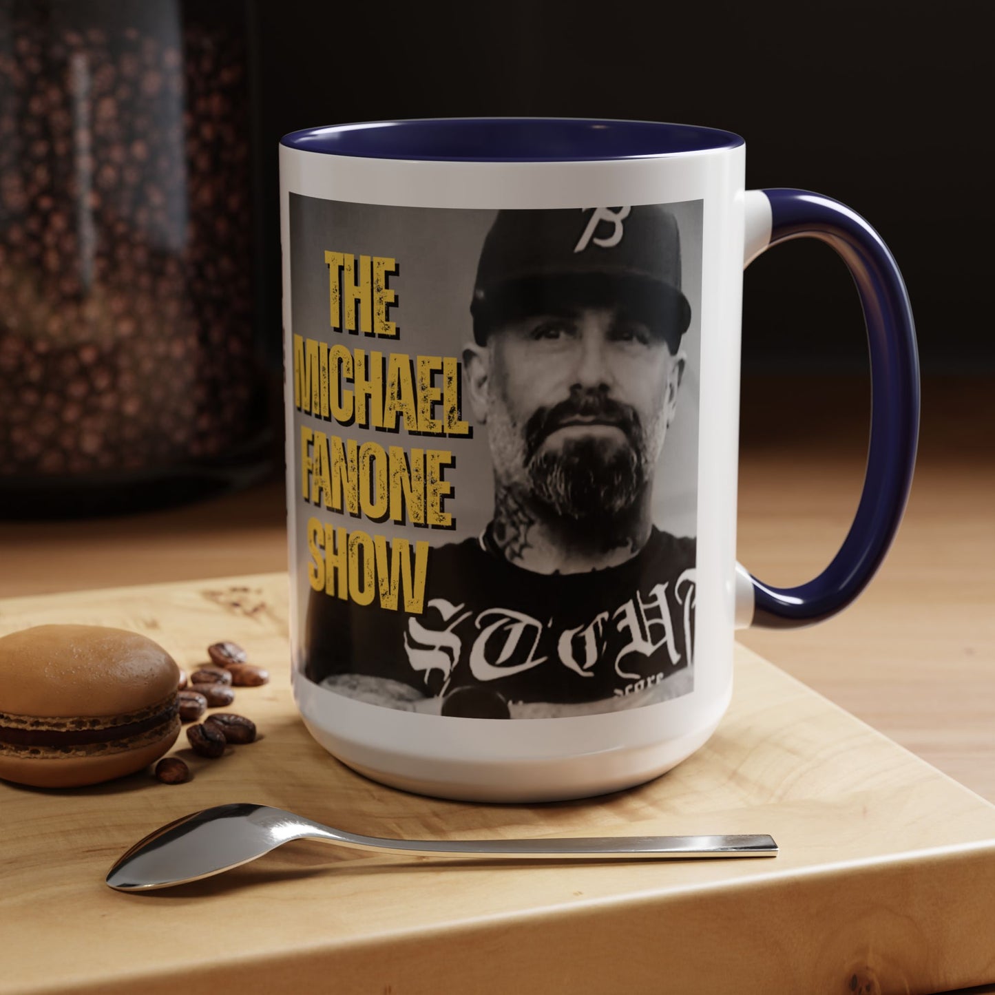 “History Will Take a Sh*t on Mike Pence’s Head” Accent Mug | Michael Fanone One-Liners