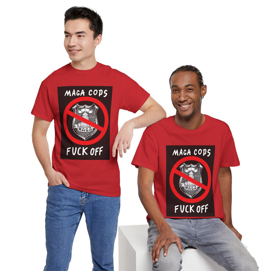 MAGA Cops F*ck Off Tee | Unisex Heavy Cotton