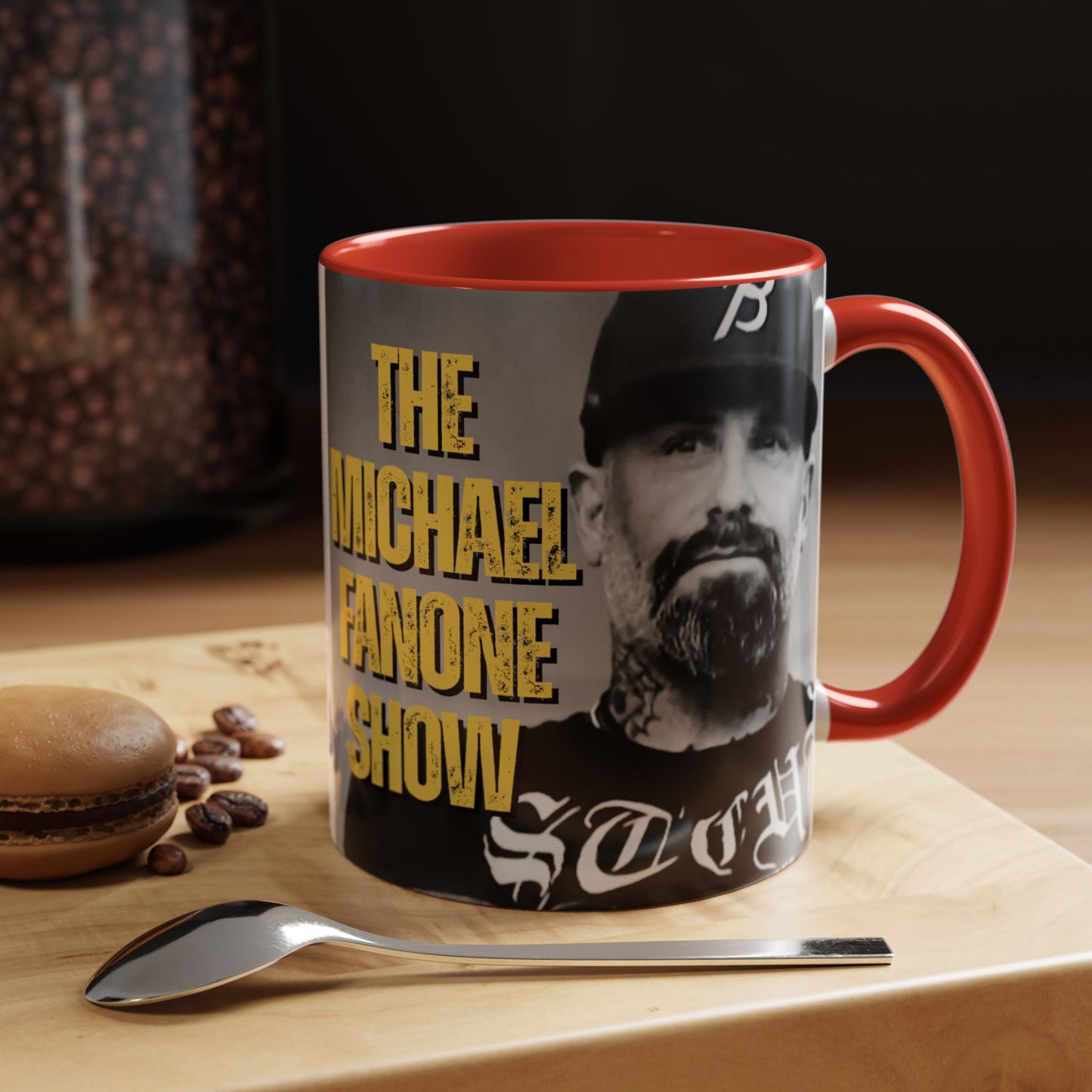 “Thank You—But F**k You For Being There” Accent Mug | Michael Fanone One-Liners (11/15 oz)