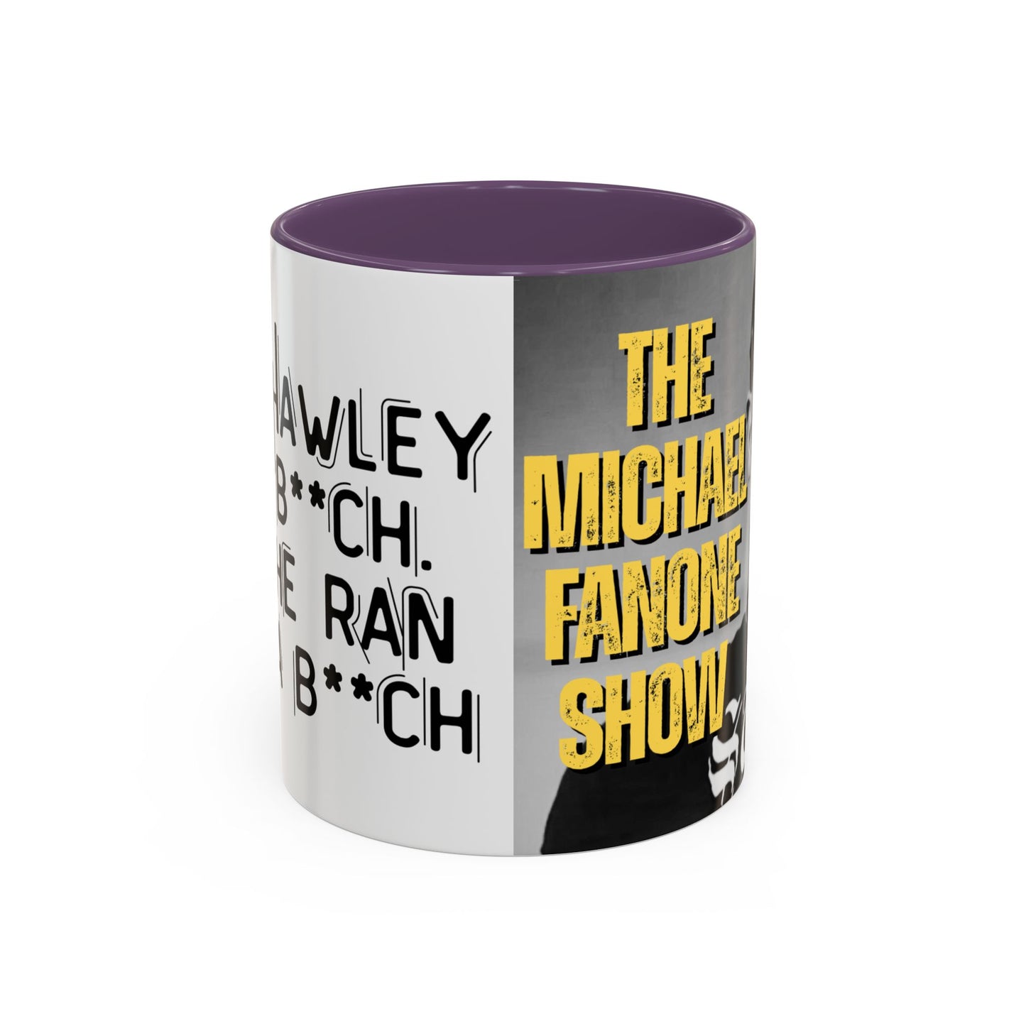 “Josh Hawley Ran Like a B**ch” Two-Tone Mug | Michael Fanone One-Liners