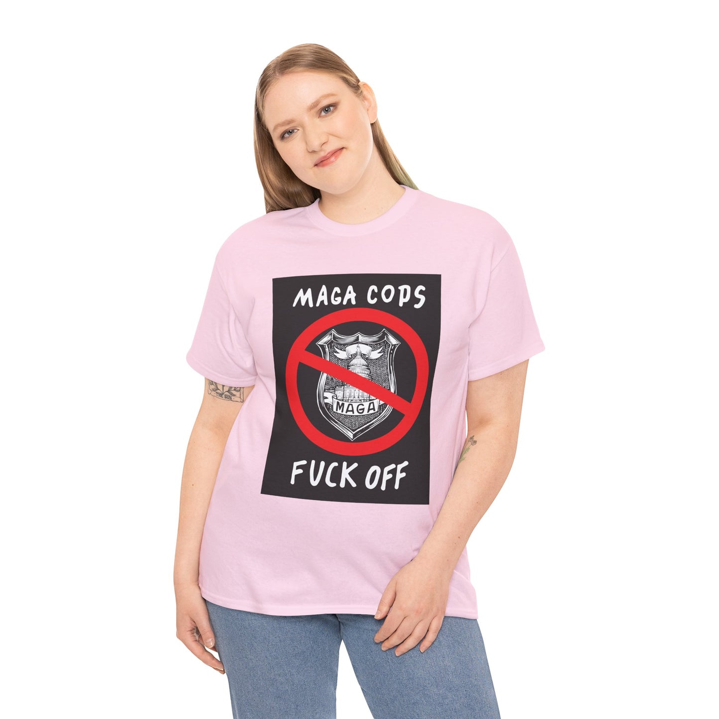 MAGA Cops Protest T-Shirt