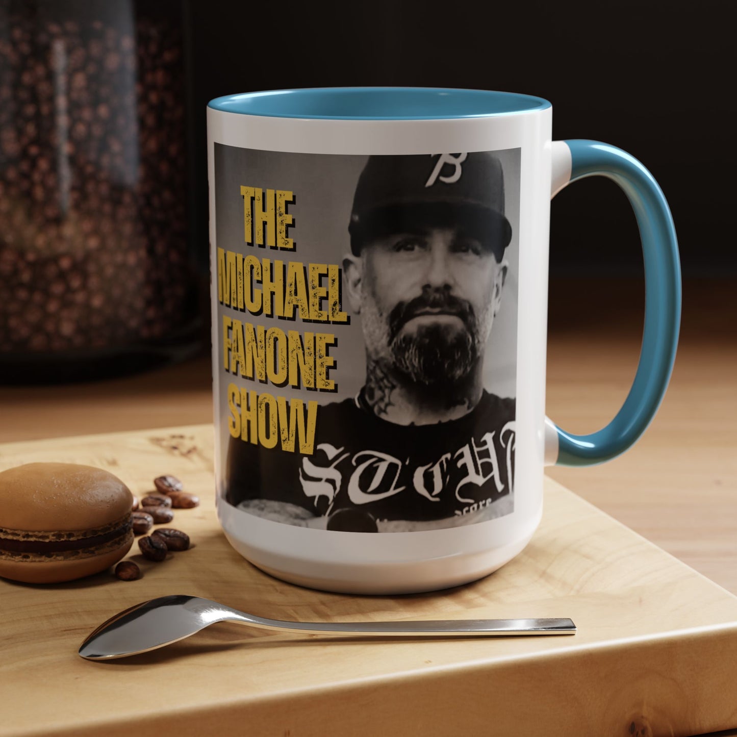 “History Will Take a Sh*t on Mike Pence’s Head” Accent Mug | Michael Fanone One-Liners