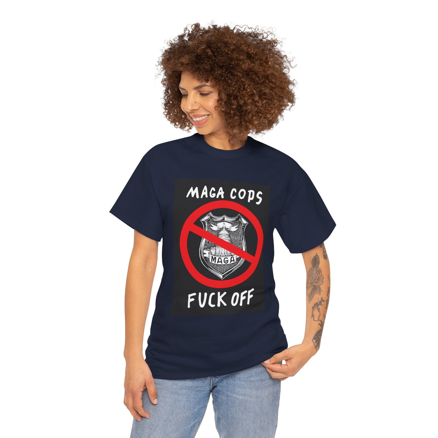 MAGA Cops Protest T-Shirt