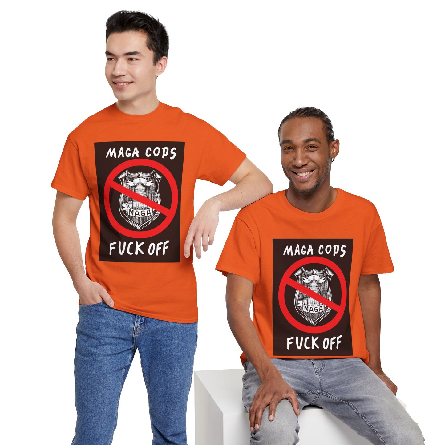 MAGA Cops Protest T-Shirt