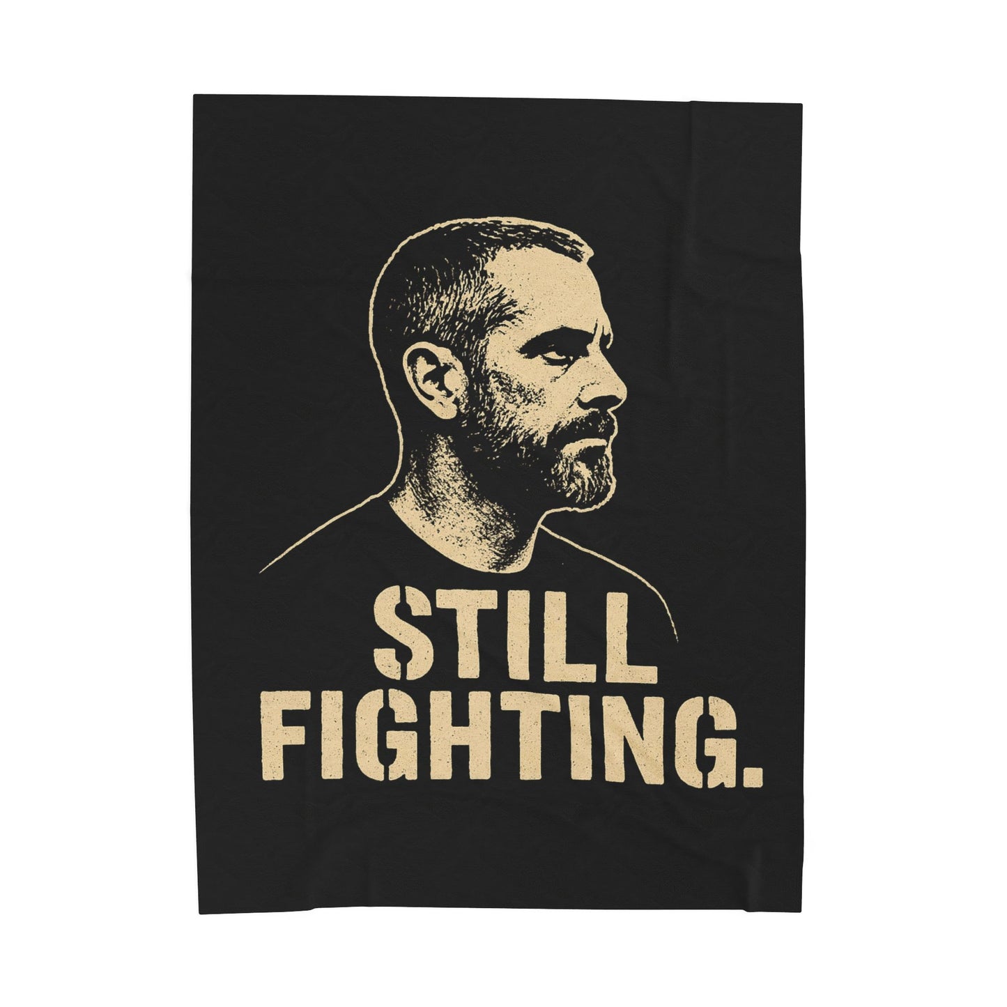 "Still Fighting" Portrait Blanket Throw