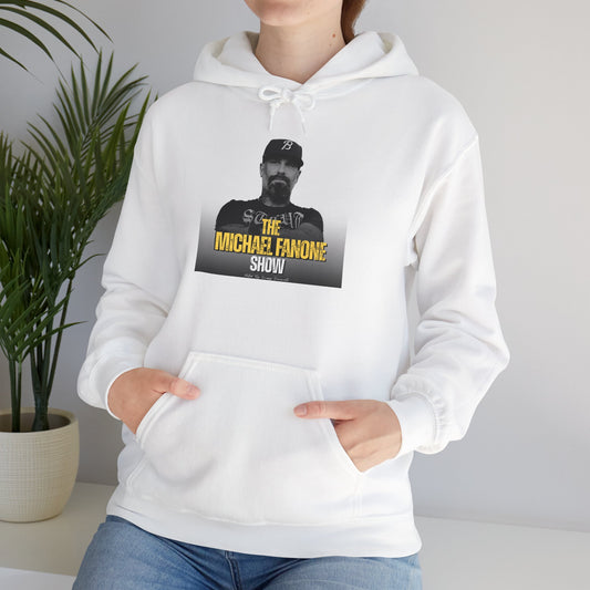Michael Fanone Show Hoodie, Unisex Heavy Blend Sweatshirt, Cozy Gift for Fans, Comfortable Casual Wear, Perfect for Shows, Events