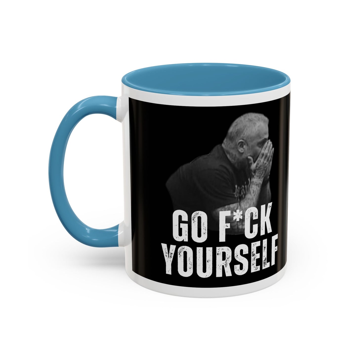 “Go F*ck Yourself” Michael Fanone Accent Coffee Mug (11oz, 15oz)**