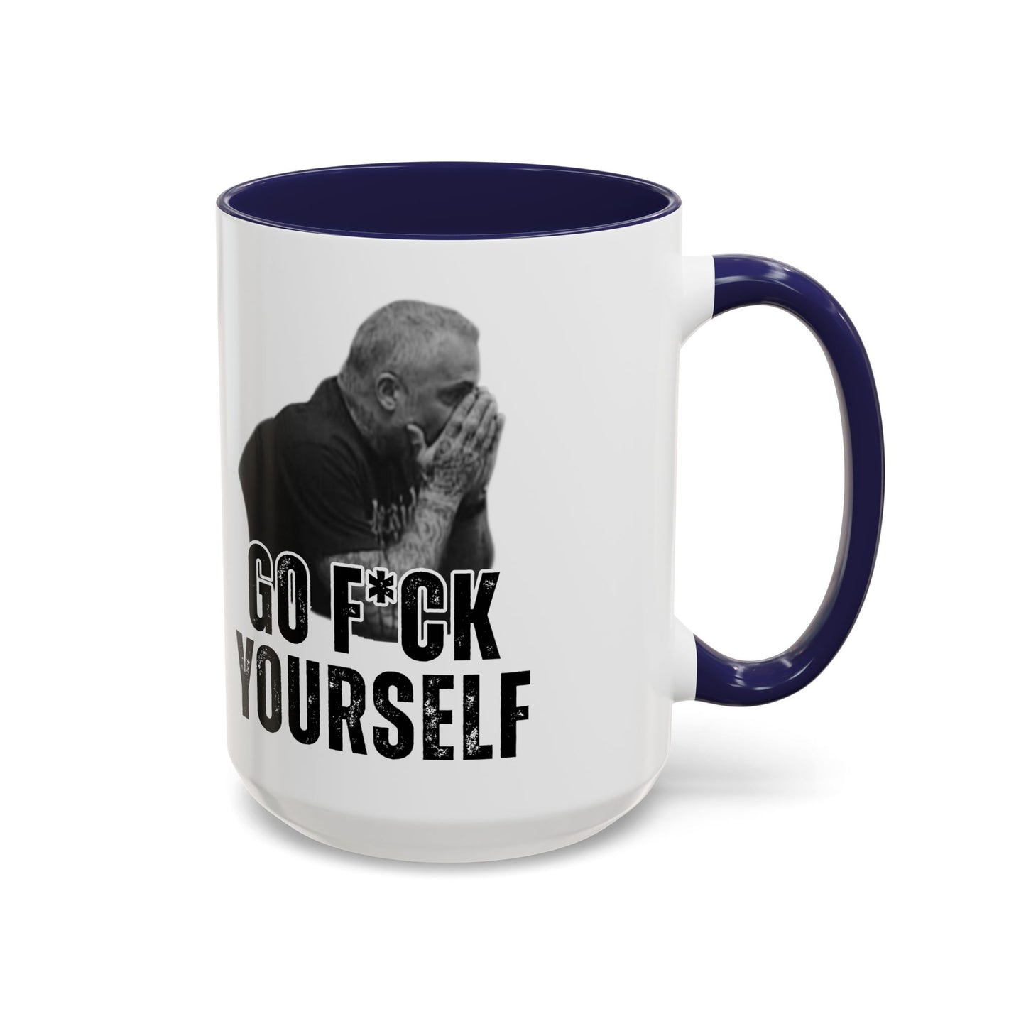 “Go F*ck Yourself” Michael Fanone Accent Coffee Mug (11oz, 15oz)**