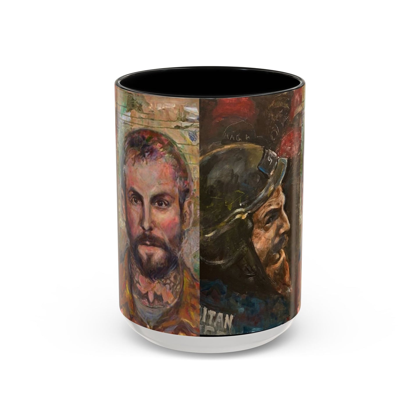 Fighting Fanone + Protector Portraits Mug | Joan Baez x Michael Fanone (11/15 oz)