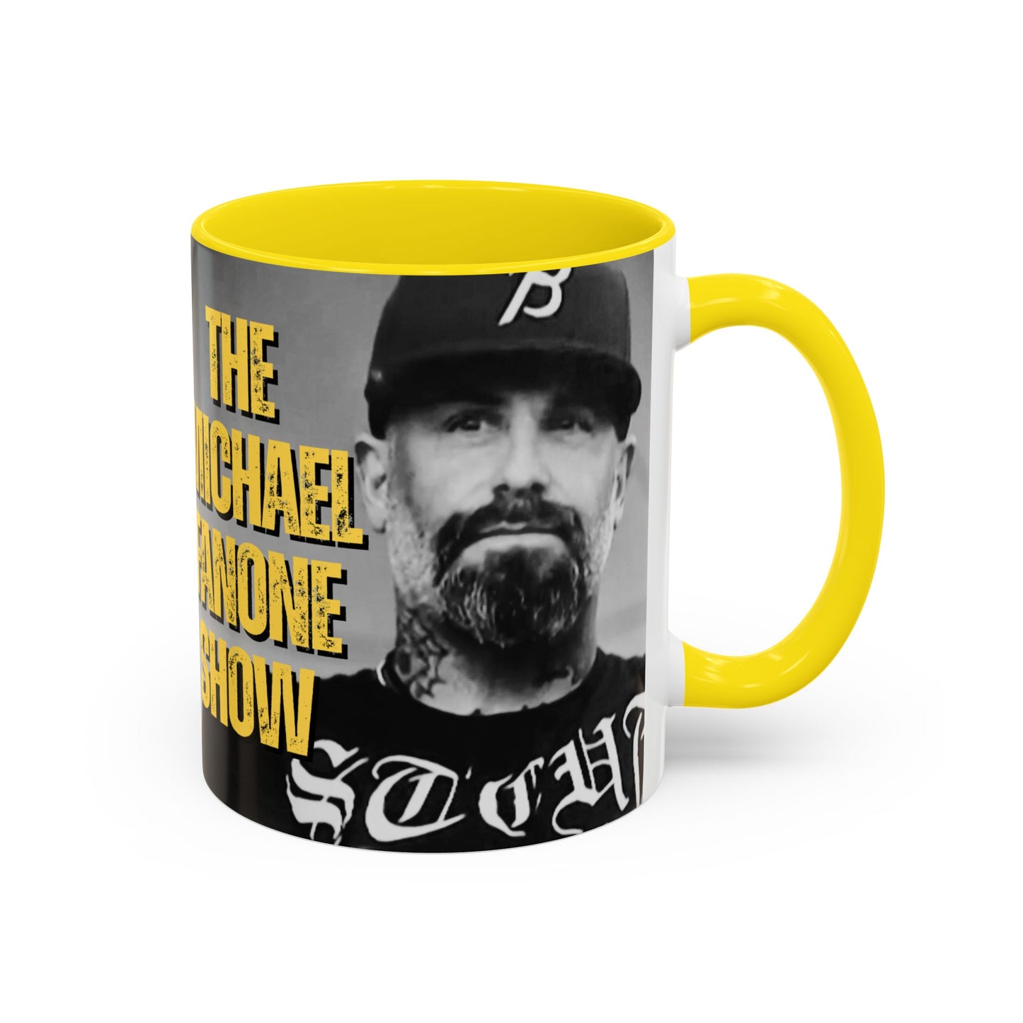 “Josh Hawley Ran Like a B**ch” Two-Tone Mug | Michael Fanone One-Liners