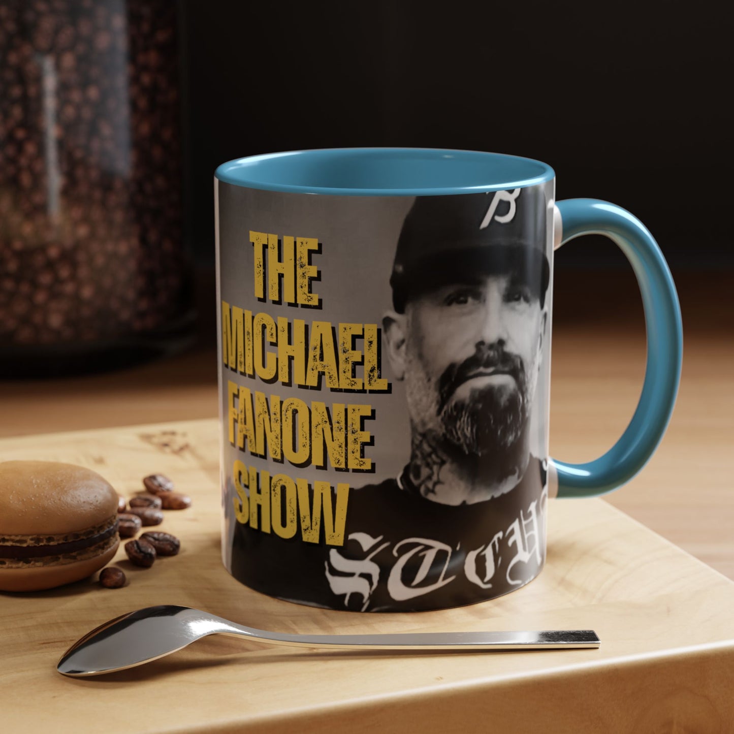 “Thank You—But F**k You For Being There” Accent Mug | Michael Fanone One-Liners (11/15 oz)